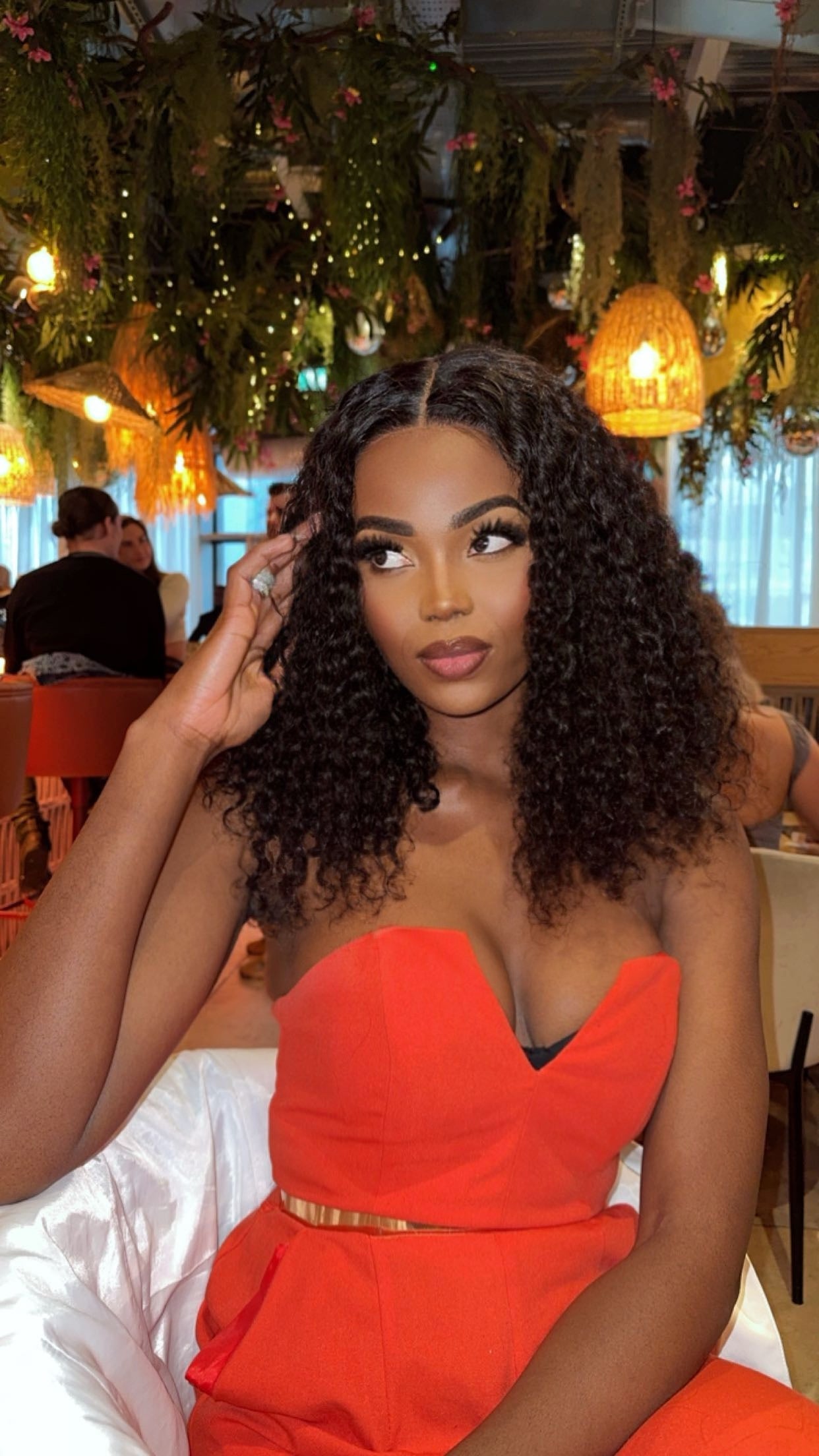 Virgin loose curly 5x5 HD wig