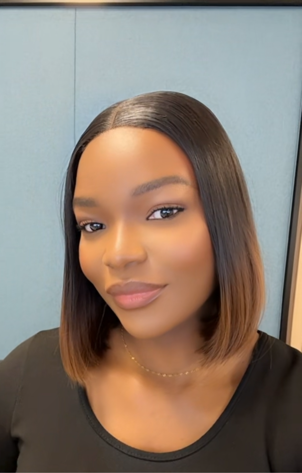 Raw Cambodian straight bob wig
