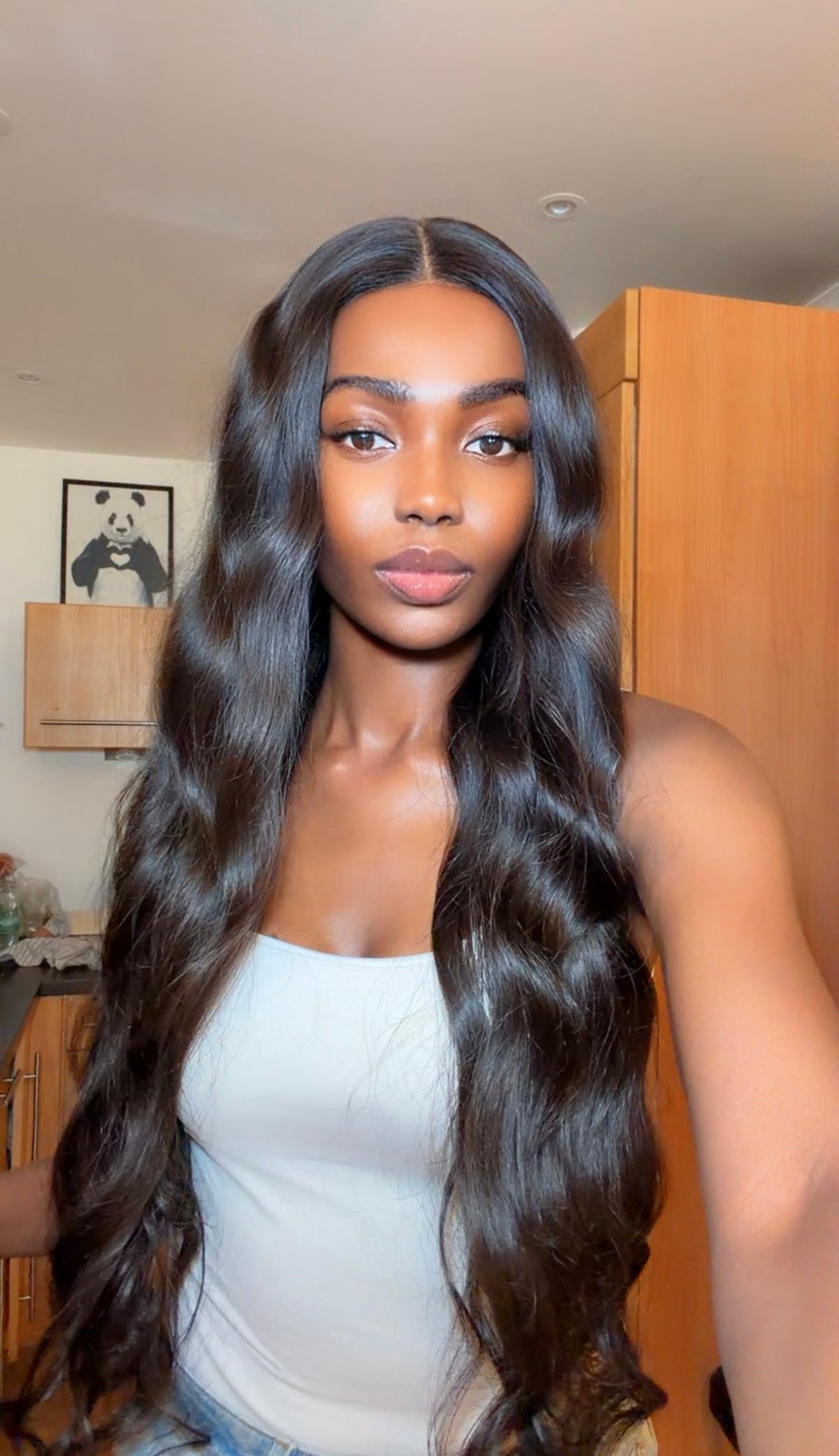 Raw Indian Wavy hair bundle