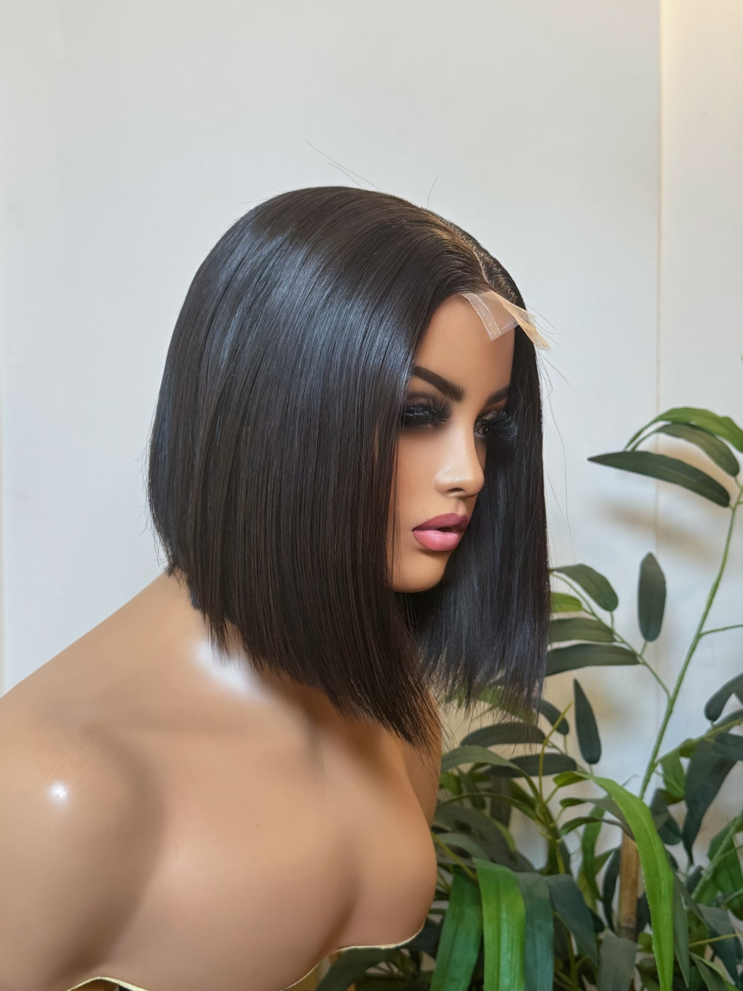 Raw Cambodian straight bob wig