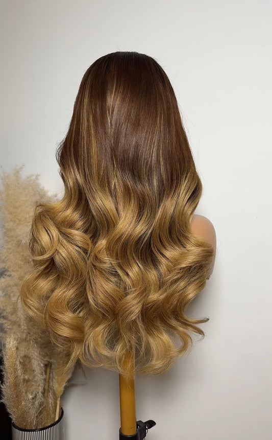 Raw Cambodian blonde bombshell wig