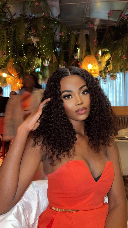 Virgin Curly 5x5 HD Closure wig