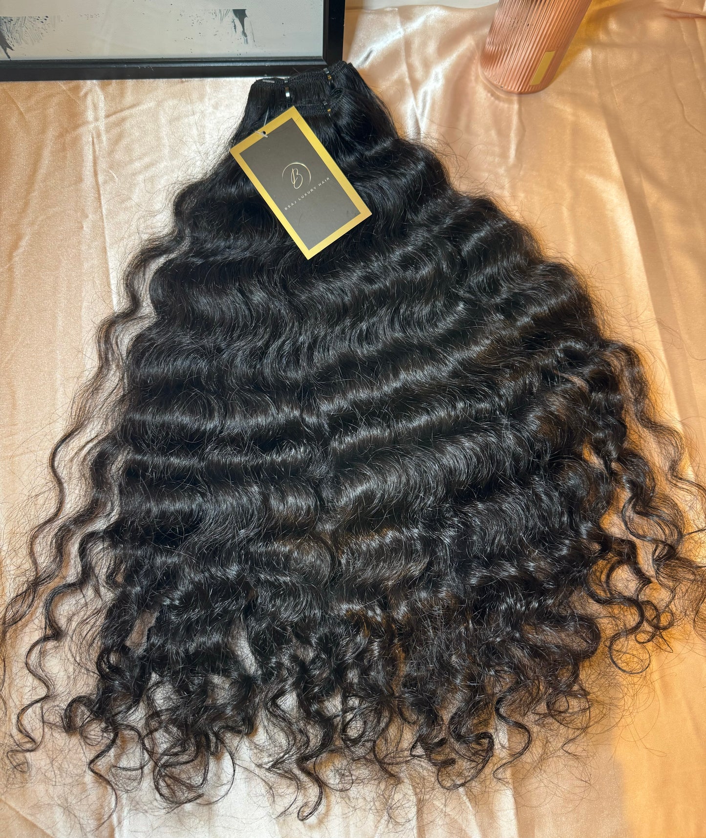 Raw Indian Curly hair bundle