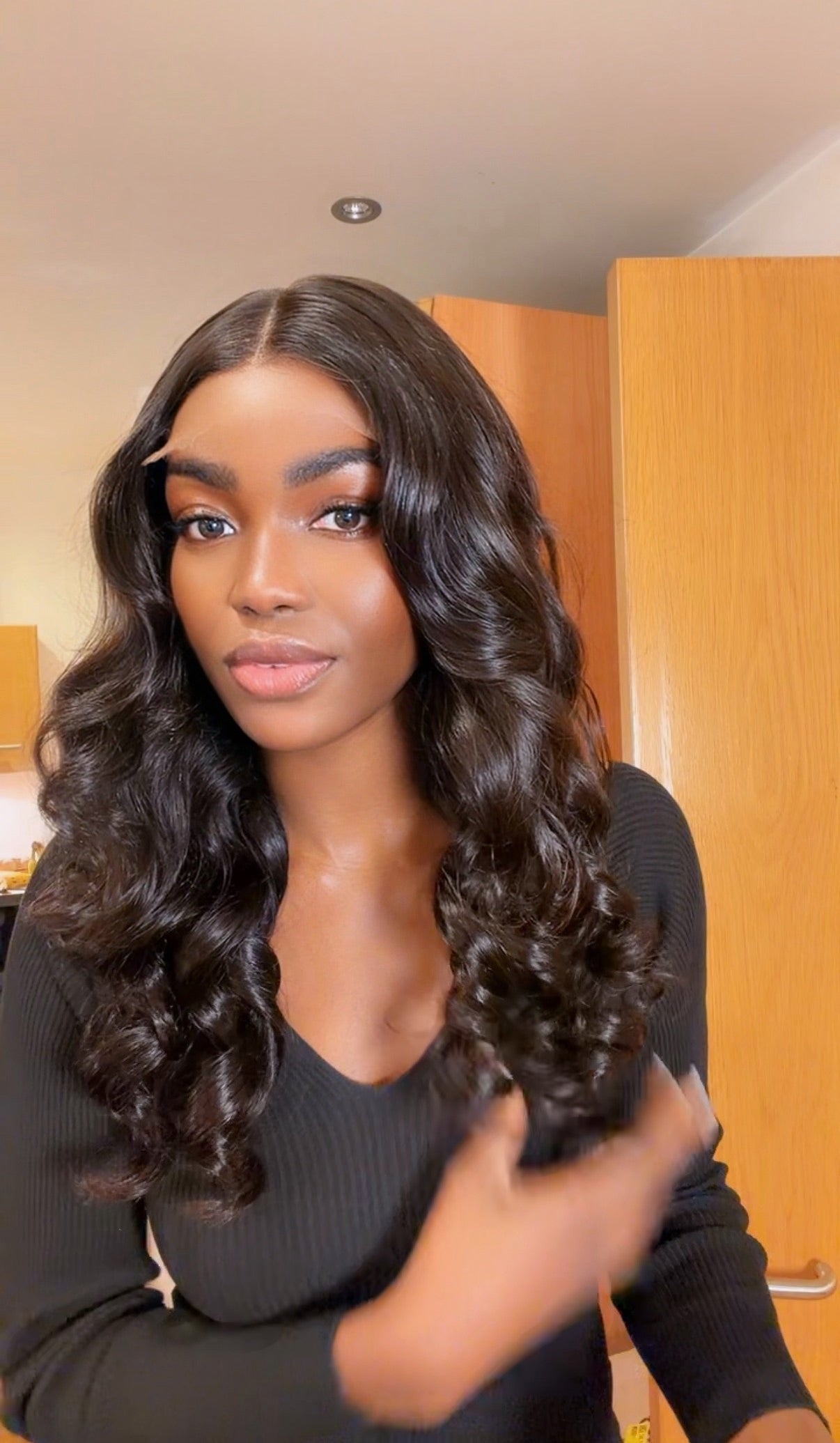 Burmese Virgin wavy 5x5 HD Closure wig