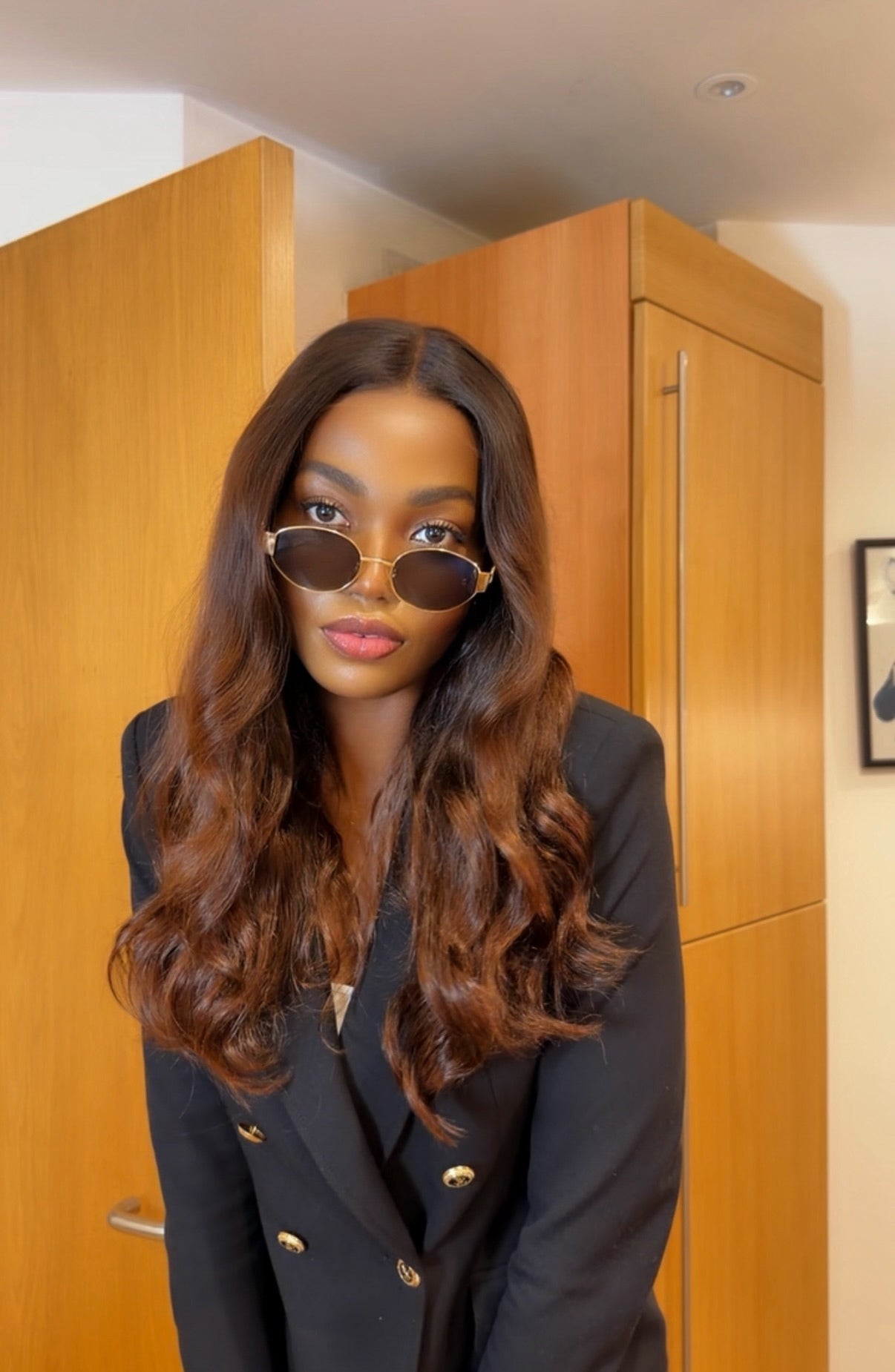 Virgin cocoa brown wig