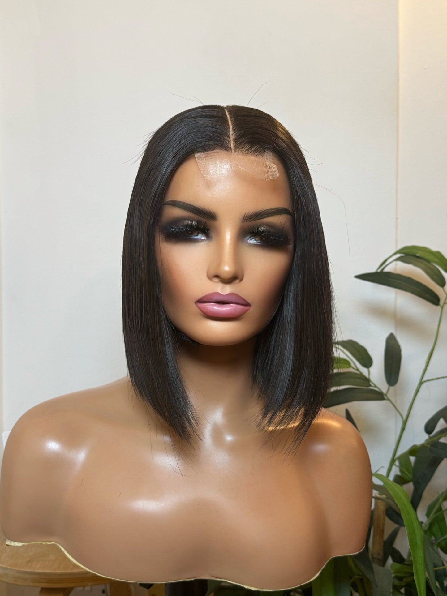 Raw Cambodian straight bob wig