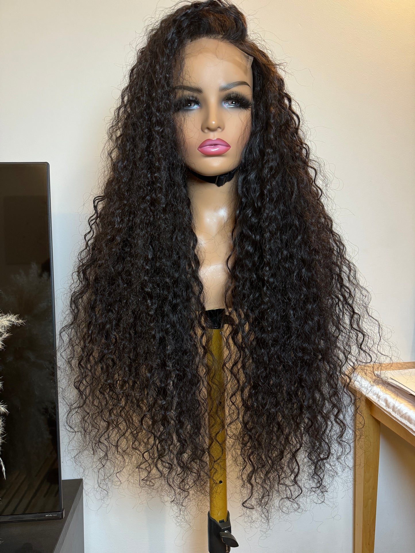 Virgin Curly 5x5 HD Closure wig