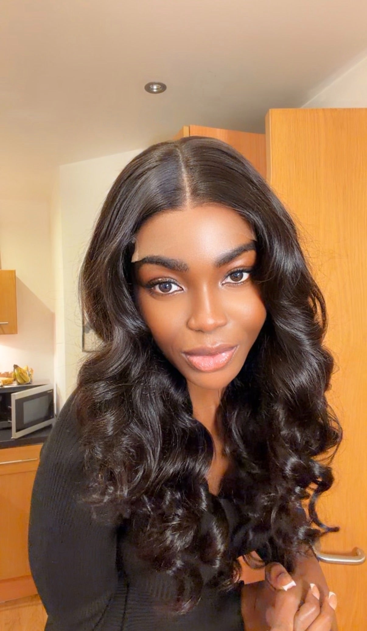 Burmese Virgin wavy 5x5 HD Closure wig