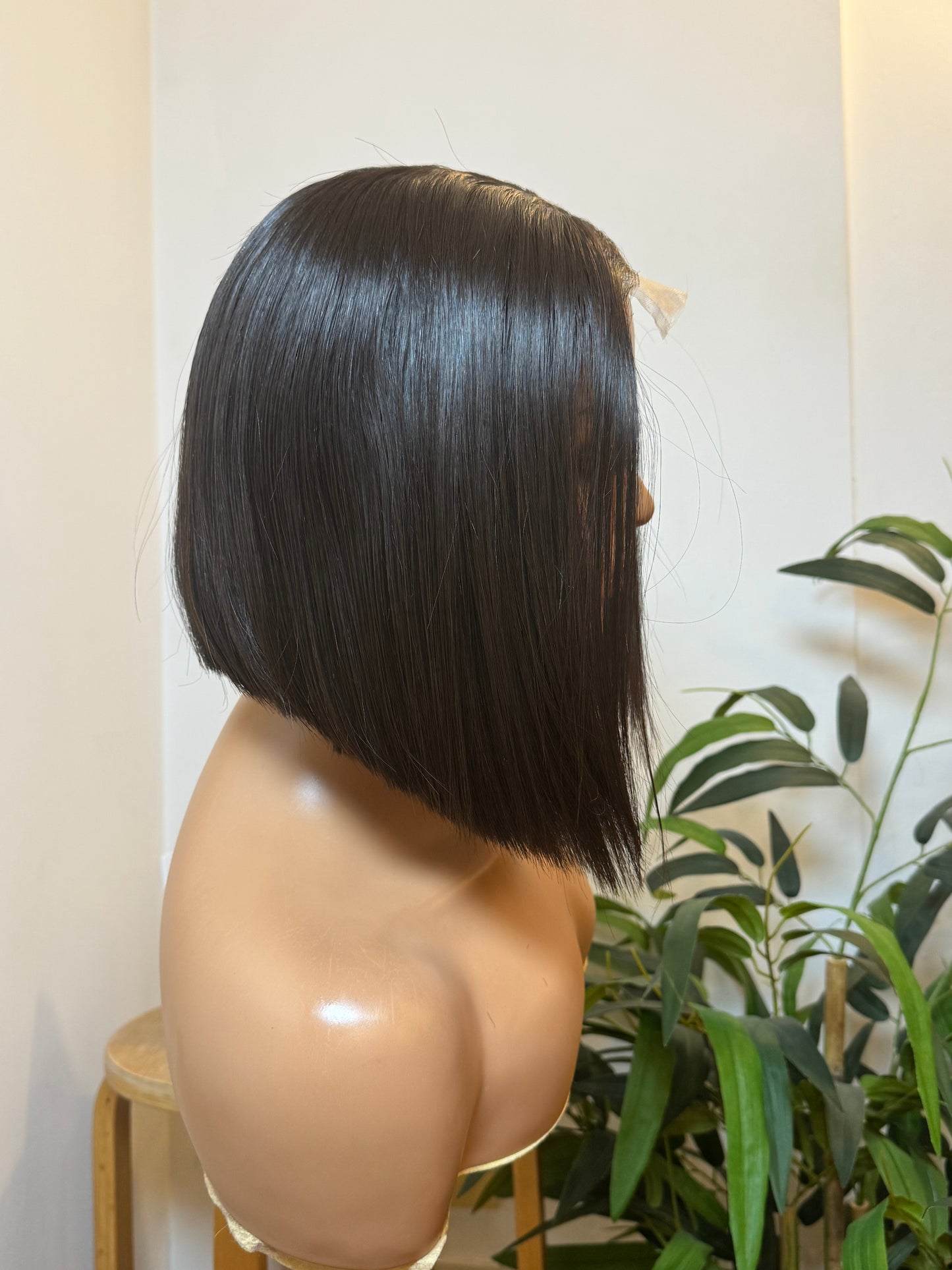 Raw Cambodian straight bob wig