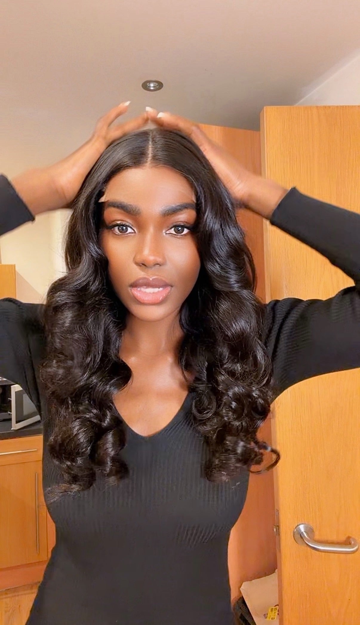 Burmese Virgin wavy 5x5 HD Closure wig