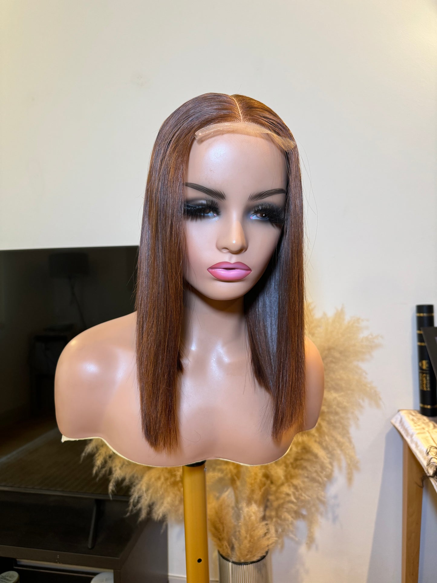 12 inches Cinnamon spice wig