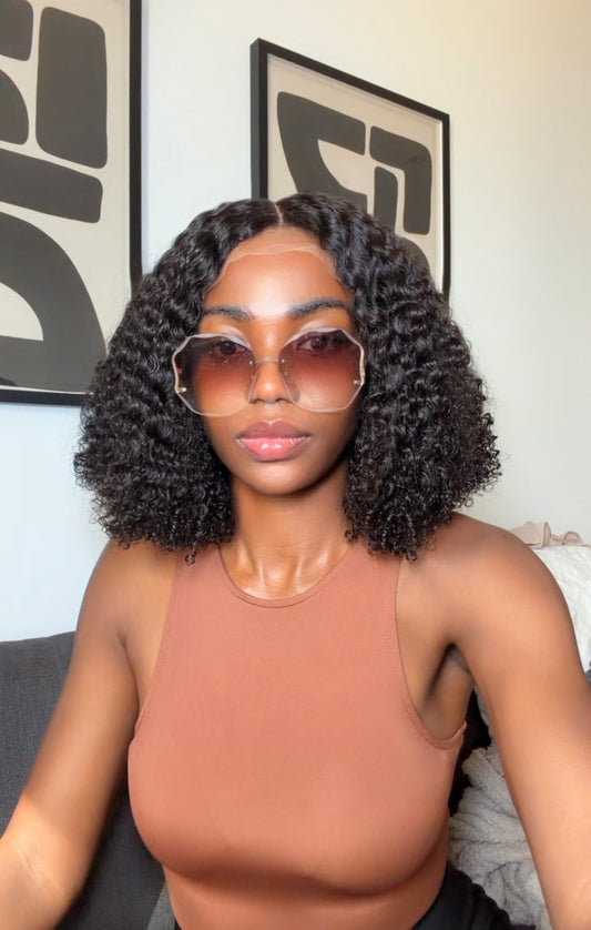 Natural exotic curls wig