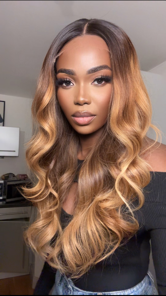 Raw Cambodian blonde bombshell wig