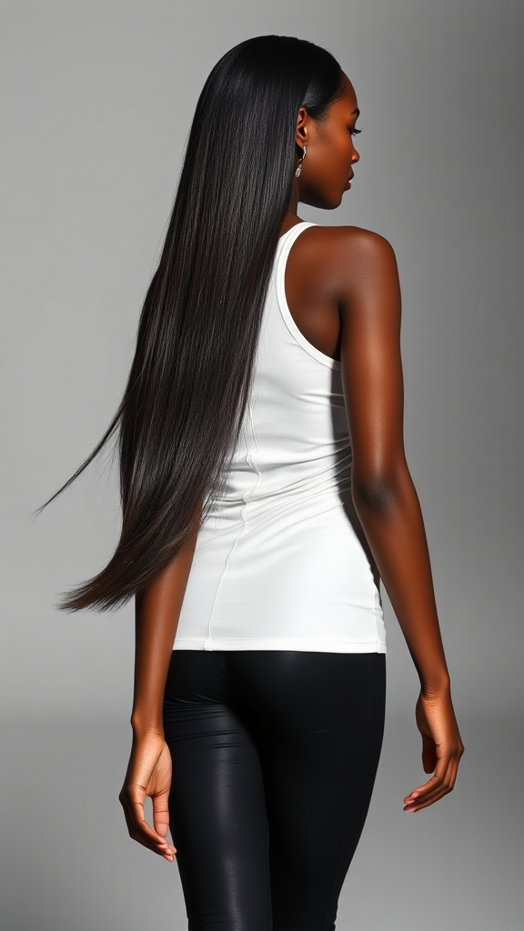 Raw Vietnamese straight hair bundle