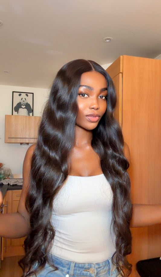Raw Indian Wavy hair bundle