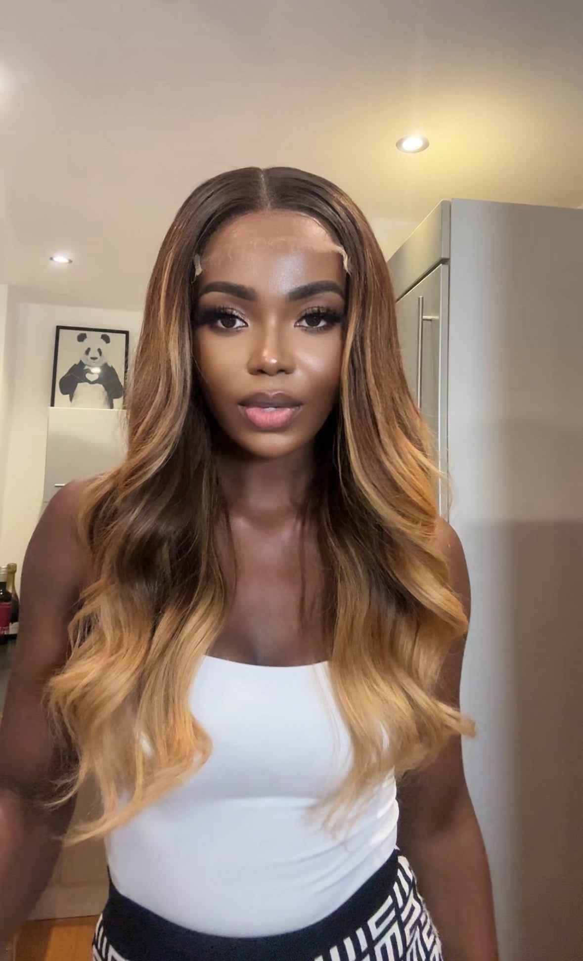 Raw Cambodian blonde bombshell wig