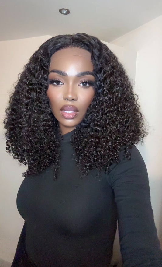 Natural Lagos curl wig