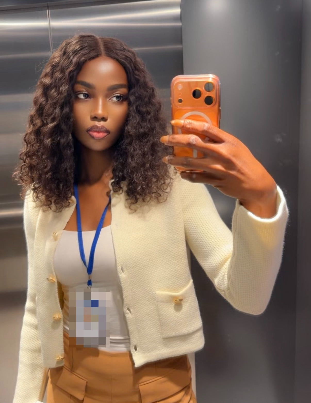 Virgin loose curly 5x5 HD wig (Preorder)